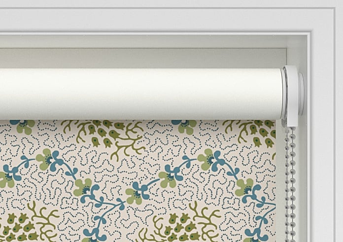 Land & Shore Lorie (Blackout), Green - Twist&Fit Roller Blind - Image 10